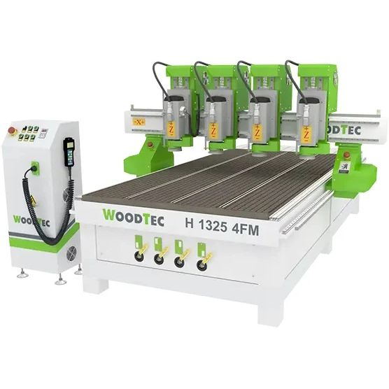 Фрезерно-гравировальный станок с ЧПУ WoodTec H 1325 4FM